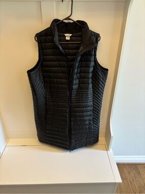 Duluth Trading Co Black Quilted Puffer Vest